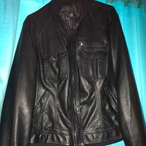 Faux Leather Jacket